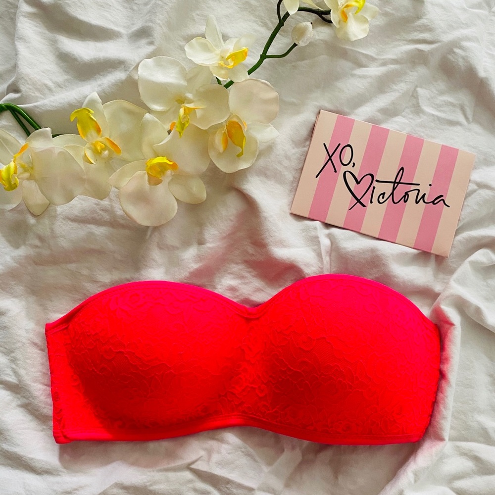 PINK Victoria Secret Padded Lace Bandeau